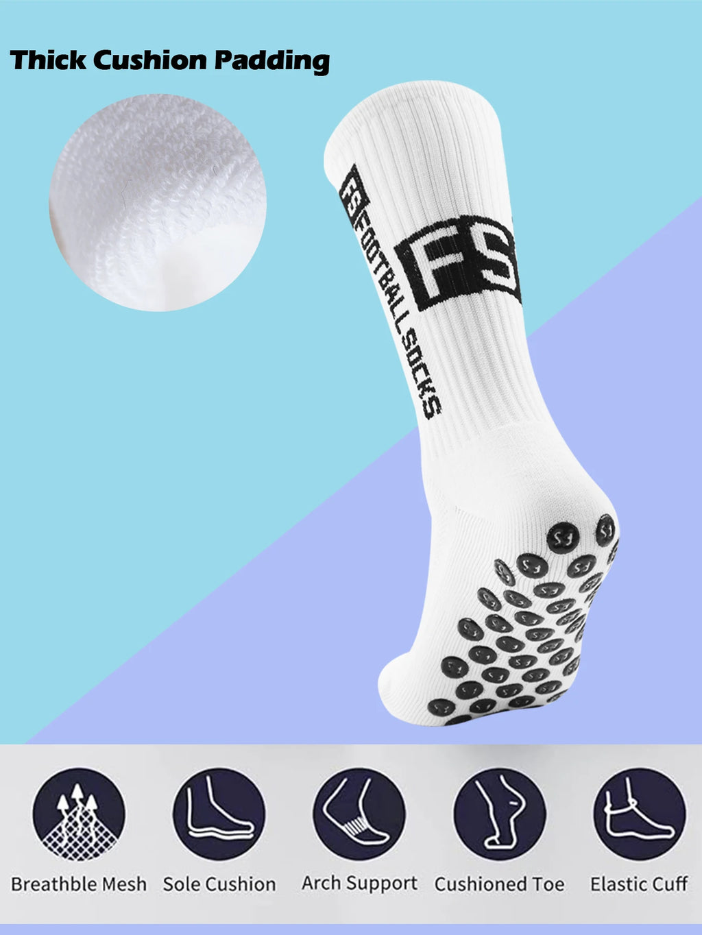 Soccer Grip Socks