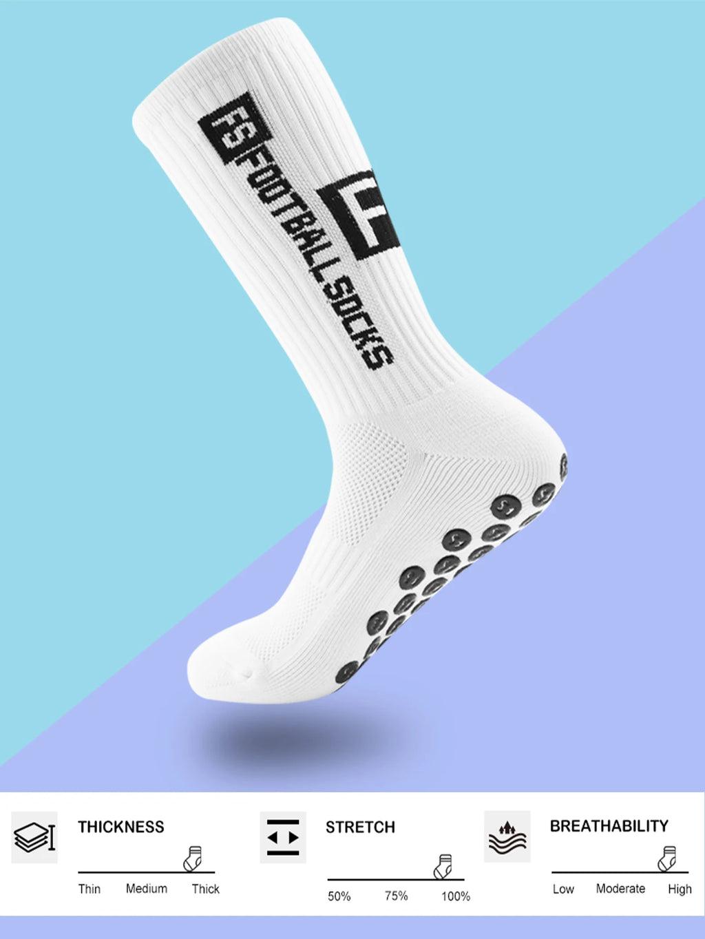 Soccer Grip Socks